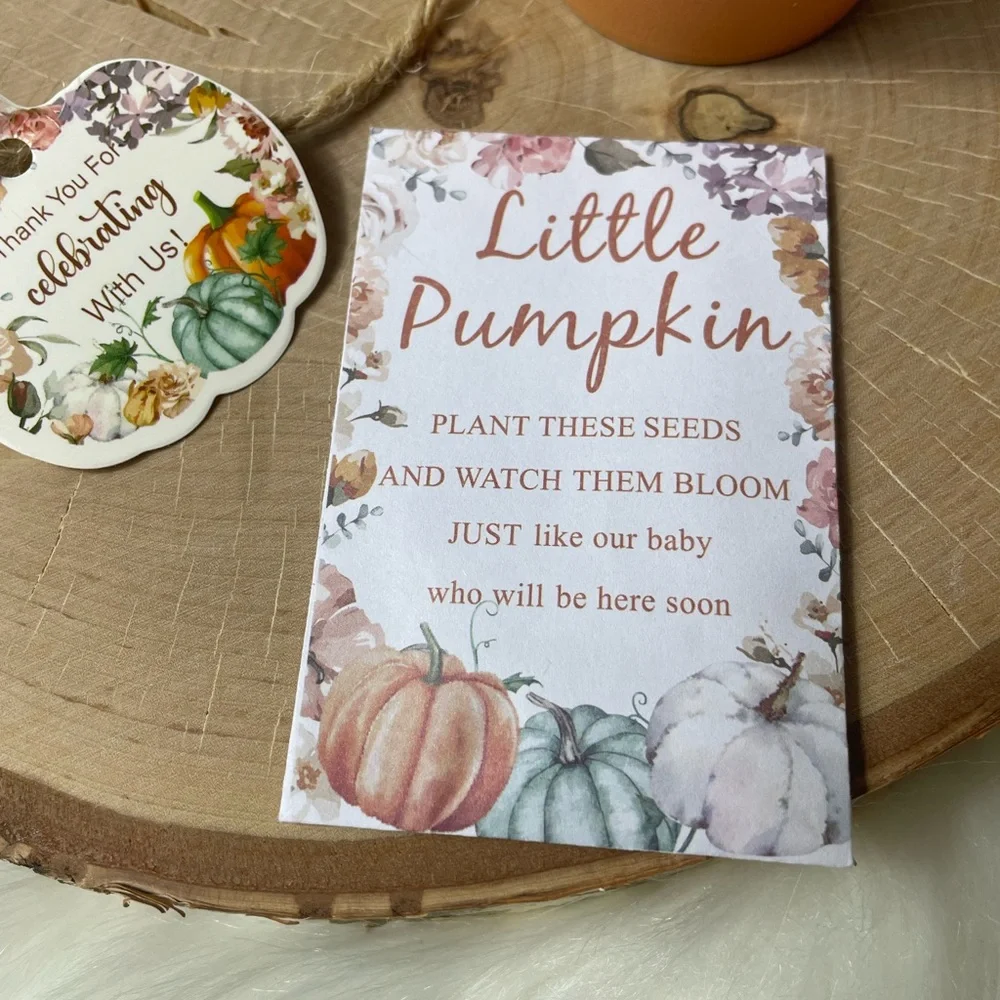 Little Pumpkin Baby Shower Unisex Games Favors